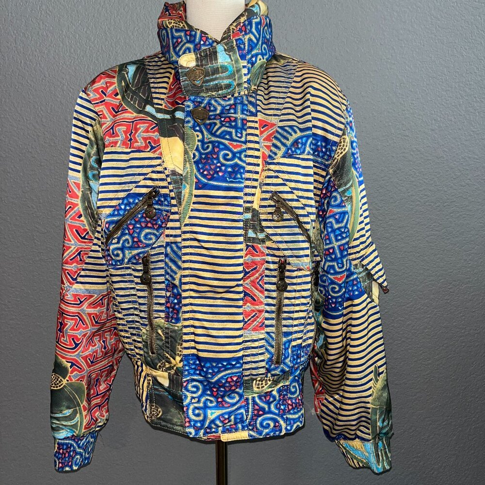 VINTAGE 80's MEN'S EMMEGI MADE IN AUSTRIA SKI SNOWBOARD OVERSIZED PUFFER JACKET